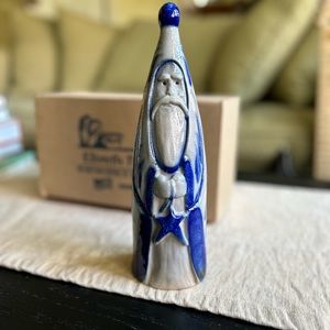 Signed Eldreth Pottery Santa 2016